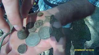 Золото! XP Deus рулит...первый выход с прибором и затраты окупаются! Фильм 25.