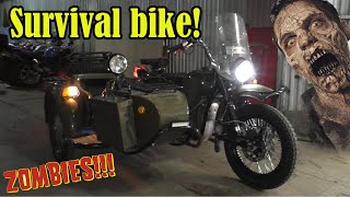 Survival sidecar motorcycle that you need in case of zombie apocalypse