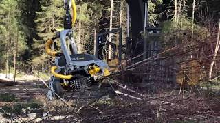 Kesla 28RHII Обучение операторов харвестера  на базе экскаватора