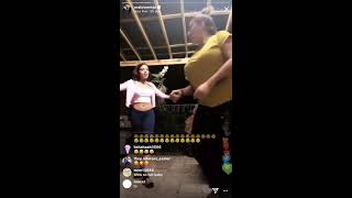 MALU TREVEJO TWERKS WITH HER MOM! *Awkward*