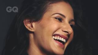 Amyra Dastur sexy hot black dress, semi nude photoshoot..GQ