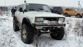 Внедорожная подготовка нивы. Тюнинг Нивы. Строим ниву. Нива на мостах. 4х4 NIVA off-road Russian