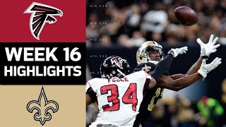 Falcons vs. Saints | NFL Week 16 Game Highlights