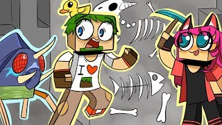 ч.27 Офигенный разлом с рудами, WTF новый житель зоопарка!! - Minecraft Страшные приключения