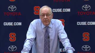 Jim Boeheim vs Notre Dame Post Game