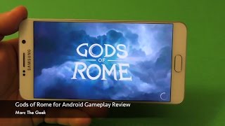 Gods of Rome for Android Gameplay Review