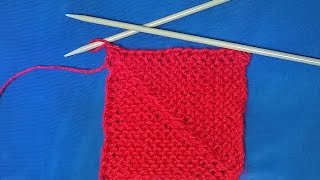 Мастер класс: пэчворк спицами, квадрат.pattern spokes.Muster Speichen