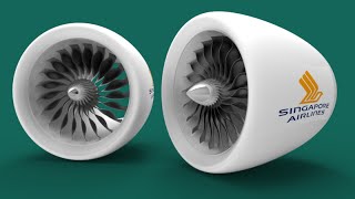 3D modelling Jet Engine with Propeller in AutoCAD