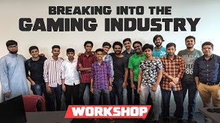 Breaking into gaming industry | Workshop | Career in gaming | underDOGS | Vaibhav Chavan