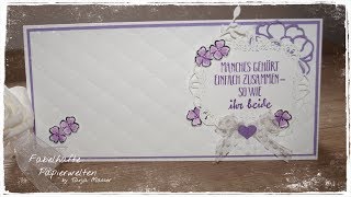 Glückwunschkarte zur Hochzeit / Stampin´ up!