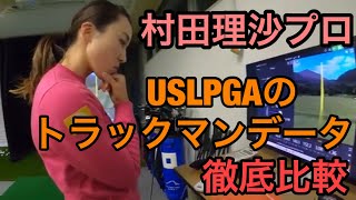 【トラックマンデータ計測】村田理沙プロのデータはUSLPGAで通用するのか？