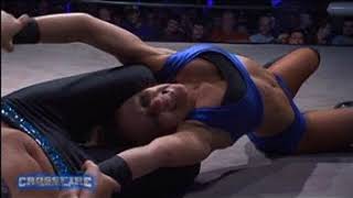 Chearleader Melisa vs Jillian Hall Crossfire Wrestling 2013 womens match