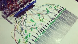 Paper piano with arduino