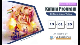DAILY GS ANSWER WRITING [13-01-2020] |civilsprep