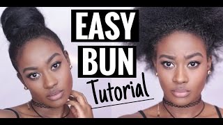 How To: Do Easy Bun Hairstyle