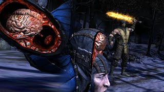 Mortal Kombat X Mobile - Scorpion's Fatality/Tutorial Fight/Cuted Intro [HD/HQ; Android/iOS]