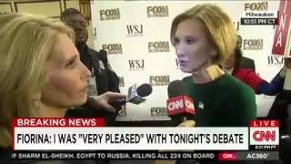 Carly talks to CNN's Dana Bash about the debate