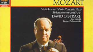 Oistrakh plays Mozart Concerto 5  (1 of 4)