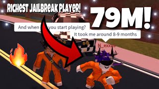 INTERVIEWING THE RICHEST ROBLOX JAILBREAK PLAYER! (N_exxus)