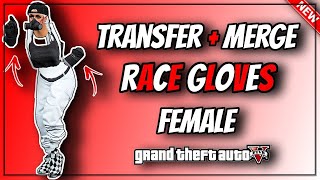 GTA 5 Online Female Race Gloves and White Joggers *After Patch 1.46*