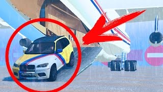 Сможет ли Золотой BMW X5M Потянуть Самолет - SpinTires 2014 c Механиком
