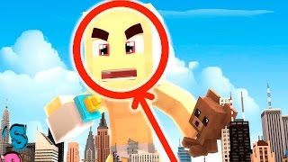 РЕБЁНОК ВЕЛИКАН РАЗДАВИЛ ПАПУ В МАЙНКРАФТЕ! КТО ТВОЙ ПАПОЧКА В MINECRAFT?! WHO'S YOUR DADDY