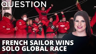 French sailor nabs first place in around-the-world race