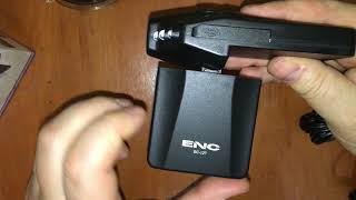 Видеорегистратор ENC EC-127. Краткий обзор.