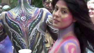 Body Painting Day  New York City#I Wore Body Paint Instead Of Clothes #SUPERB ART  WORLD BODY PAINTI