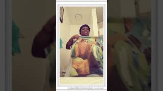 SSBBW Fun Towel Dance in the restroom , Exercise & Workout BigMommaSharingtheLove
