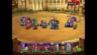 Пачка на арену. 63 lvl. Heroes charge.