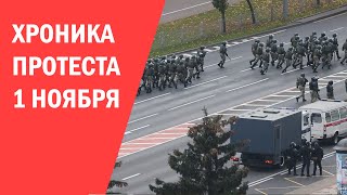 Полная хроника протеста 1 ноября
