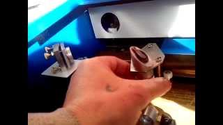 Не ровный рез по одной стороне лазерный гравёр  dc-k40 Chinese laser engraver