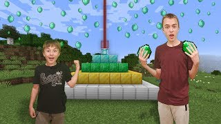 NEVEROVATNA SREĆA I SKROZ ZAVRŠAVAMO BEACON! - Minecraft Preživljavanje sa Mladjim Bratom