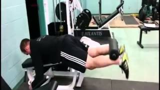 Flexion des jambes machine