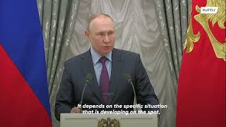 'I never said troops would go there right after our meeting' - Putin on Russian military use abroad