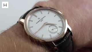 Vacheron Constantin Traditionnelle Small Seconds 82172 Watch Review