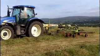 raking silage