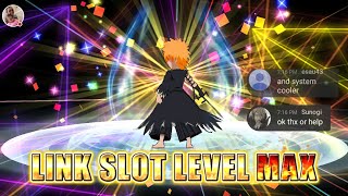 BLEACH BRAVE SOULS Dangai ichigo max link slots.