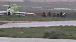 Syrian Rebels Present Captured Weapon- MiG, Ammunition and Missiles