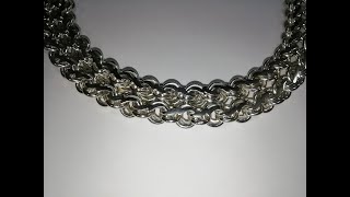 001 Серебреный браслет - ручеёк парный \  Silver bracelet - brook pair