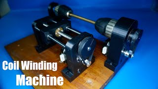 How to make coil Winding machine Part 1