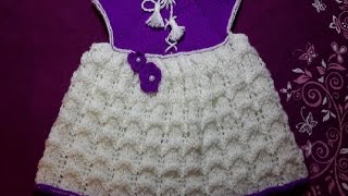 3-Платье спицами на рост 75-80 см.Baby dress