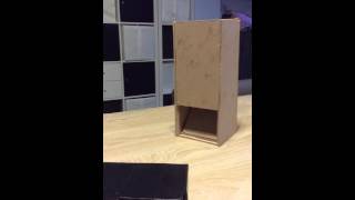 Prototype dice tower MDF 8mm