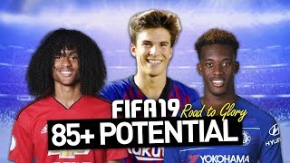 BEST YOUNG PLAYERS WITH 85+ POTENTIAL | FIFA 19 RTG CAREER MODES!