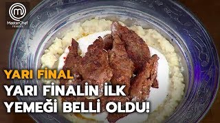 Yarı finalin ilk yemeği Somer şeften! İşte o yemek... | Yarı Final | MasterChef Türkiye