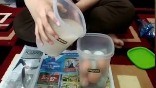 Pembuatan Telur Asin dengan Metode Rendaman Air Garam