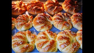 ТУРЕЦКИЕ рогалики с брынзой и творогом Рогалики рецепт Выпечка рецепты Рогалики тесто