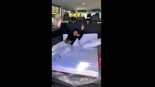 Mero kauft sich für lange Strecke Matratze & schläft im Bus ?