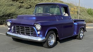 B11565 - 1955 Chevrolet 3100 1/2 Ton Stepside Shortbed 2 Door Pickup